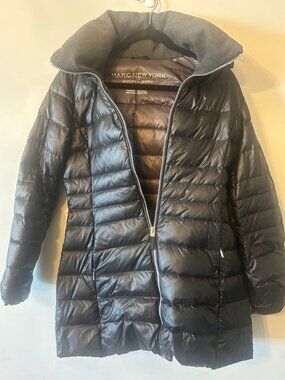 Black Puffer Coat – Marc New York by Andrew Marc